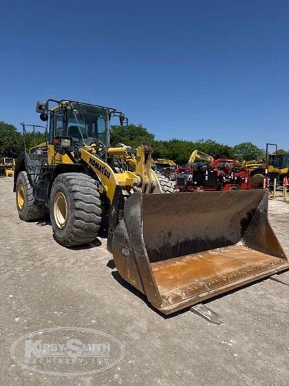 Front of used Komatsu Loader
